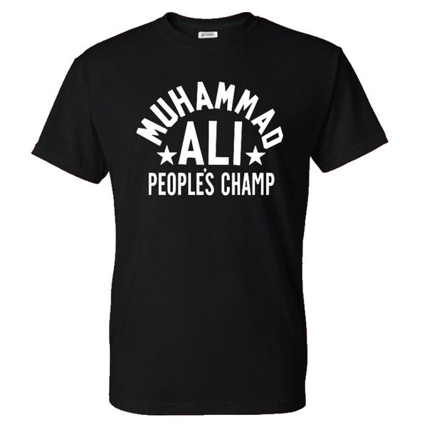 

легендарный боксер мохаммед али печать tshirt мужчины женщины спорт повседневный streetwear o-образным вырезом с коротким рукавом рубашки хл