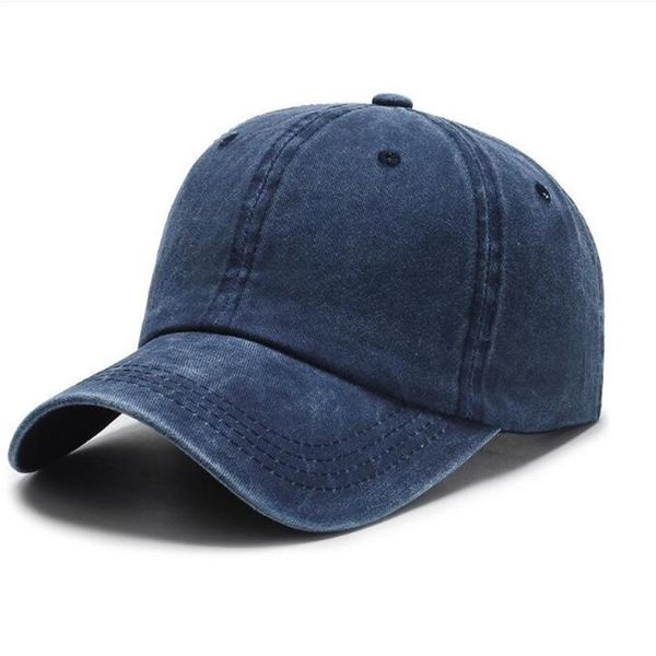 

wide brim hats men's cotton hat washed light board cap woman casual retro sunhat, Blue;gray