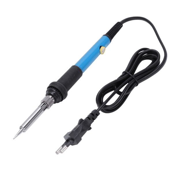 

60w adjustable temperature electric soldering iron handle heat pencil tool with iron tips stand for welding solder rework repair