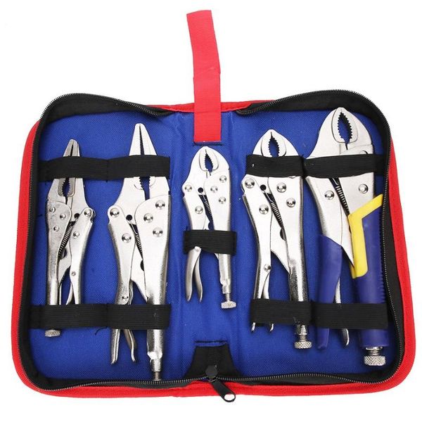 

storage bags 5pcs toolkit steel cutting pliers electrical maintenance auto repair with oxford cloth bag waterproof tool