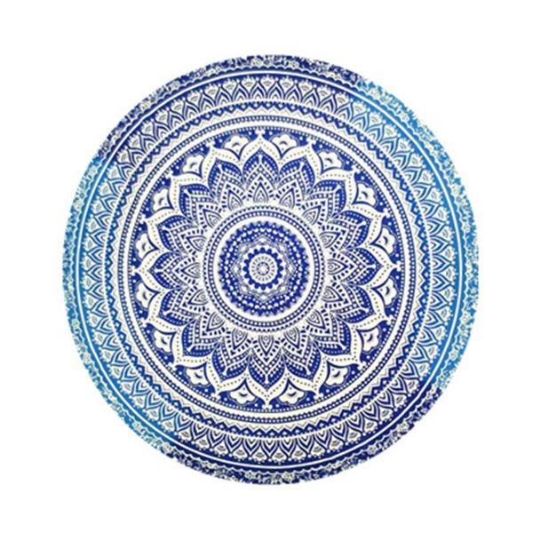 

round beach mat throw tapestry printing picnic mat beach blanket grassplot mats for picnic tapestry cover 17 colors