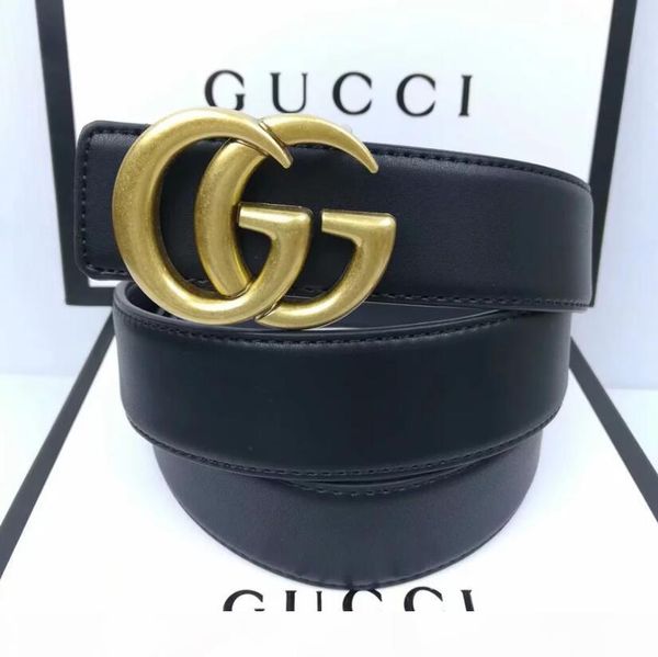 

fashion brand belts designer luxury belt for men and women genuine leather belt gold silver buckle, Black;brown