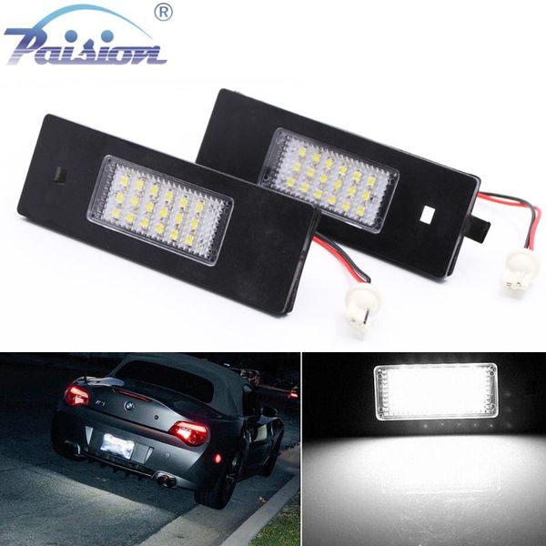

2pcs led license plate lights error for e81 e87 118i 120i 130i e85 e86 z4 e89 m6 f20 f21 mini cooper r55 r60 r61