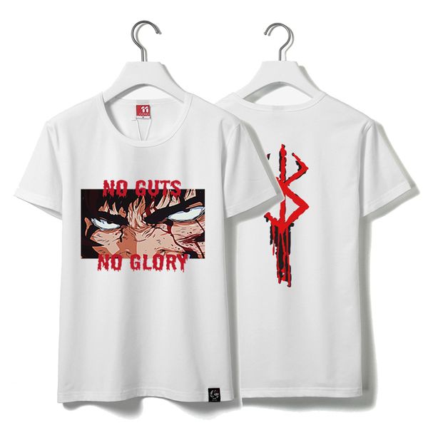 

igameracg manga berserk guts t shirt men tshirt short sleeve t-shirt male white berserk stigma shirts costume for cosplay