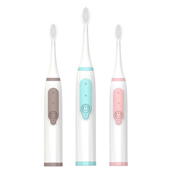 

Love Couple Electric Toothbrush Gray&Pink&Green Soft Brush Toothbrush Dry Battery Energy Simple Minimalism Brush Dropshipping for people