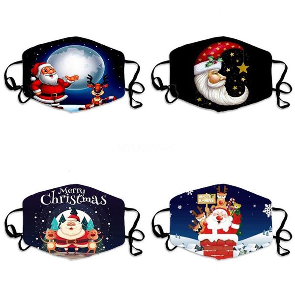 

prection starry digital print washable reathable dustproof masks anti smog prective masks one size#524, Black