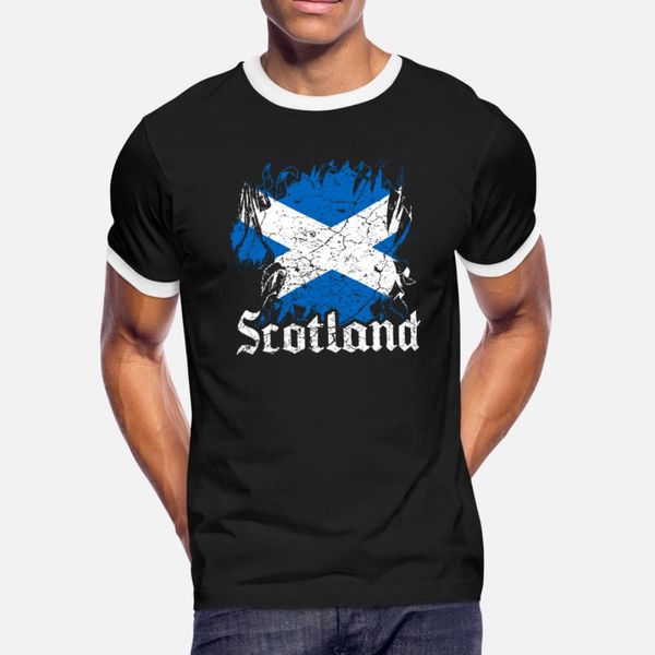 

scotland flag retro scotland scottish gift t shirt men personalized short sleeve s-xxxl outfit fitness casual summer slim shirt