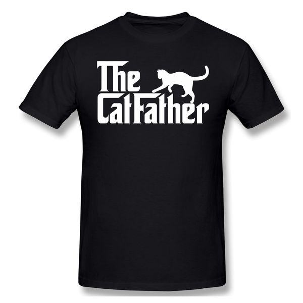 

t shirts men father of cats funny cat father t-shirt 100% cotton the cat father pure cotton tees