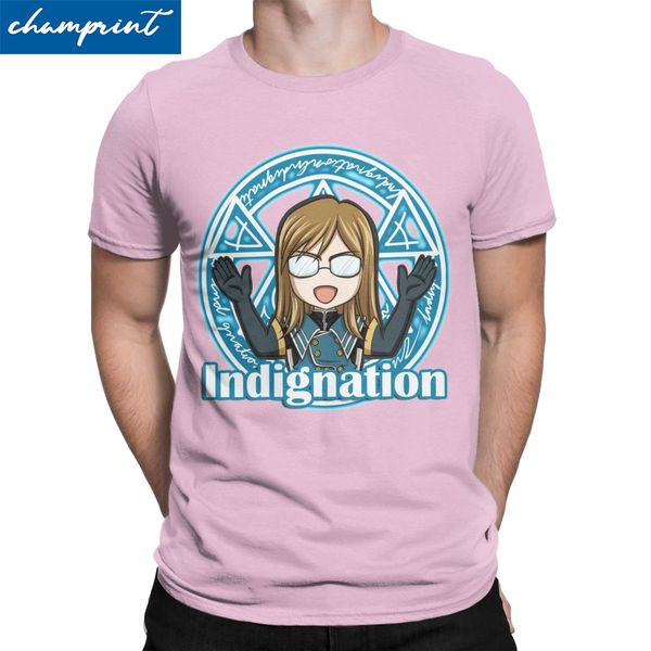 

indignation jade t shirt men's cotton novelty t-shirt round collar tales of vesperia game tees short sleeve clothes plus size