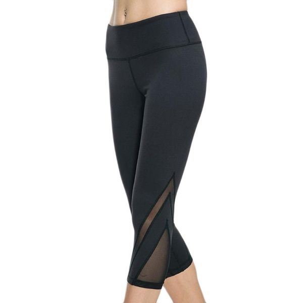 

kancoold yoga pants women fashion net yarn leggings sport women fitness hip-lifting waist-stretching workout leggings d21, White;red