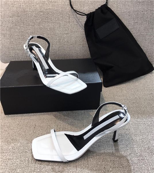 

fashion women sandals shoes high heels strap with studs high heels leather pointed toes pumps dress shoes sandals, Black