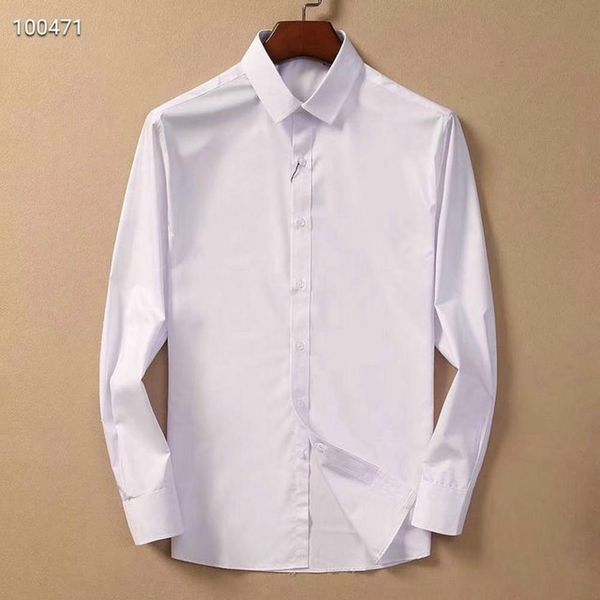 

luxury mens designer bur guci shirts firmate business dress shirts fashion casual brand shirt print slim shirt homme fen supre 051, White;black