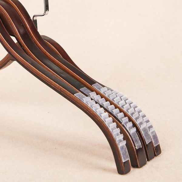 

us stock anti-slip stickers silicone rubber clothing rack non-slip strips transparent hanger jag adhesive grip pad hanging clothes home use