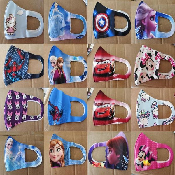 

face cartoon mask stretch mask kids for pl performance masks inexpensive cartoon character lover lover girls good girls authentic tgqae, Black