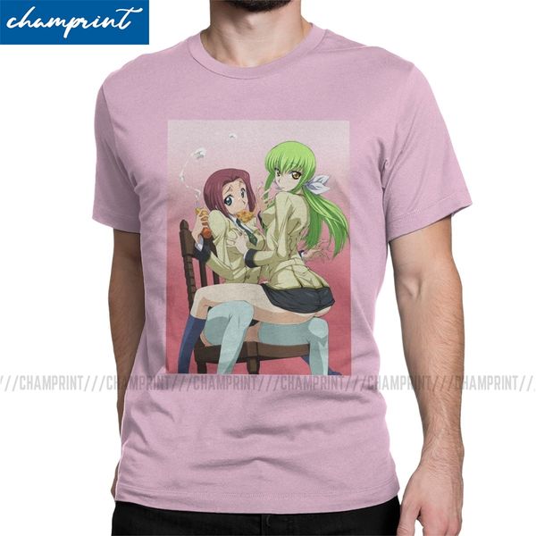 

men t-shirts code geass novelty cotton tees short sleeve lelouch of the rebellion anime t shirt crewneck clothing new arrival