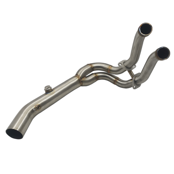 

mt07 front pipe motorcycle exhaust modified front pipe slip-on muffler exhaust for mt-07 fz-07 mt07 fz07 xsr700 2014-2020