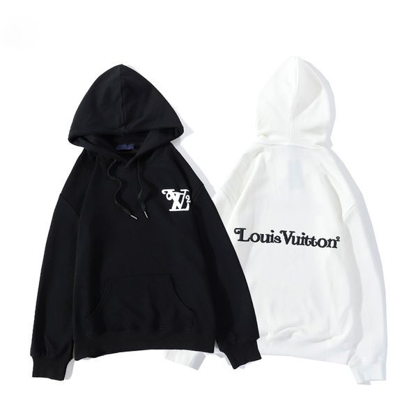 

2020 men's hoodie sports sweatshirt fashion crane letters pattern men's women's hoodie designer fashion sweater, Black;brown