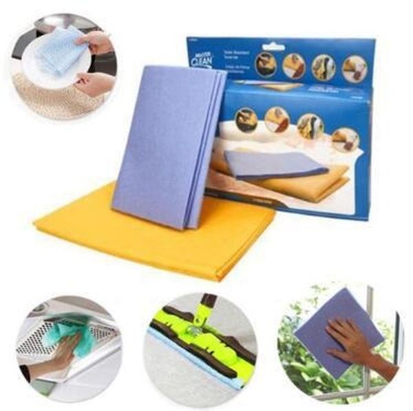 

8pcs/set shamwow towel water absorbent cloth dish towels rag cleaning cloths kitchen household nonstick oil cleaning cloths