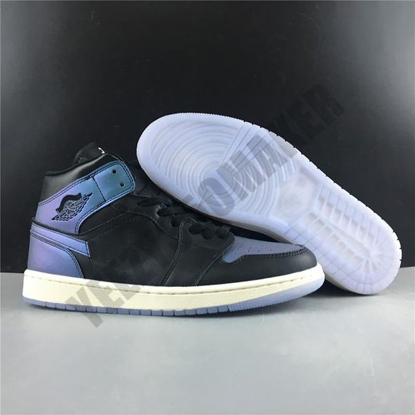 

2019 мода горячие ins jumpman хамелеон баскетбол обувь 1s черный фиолетовый высокий прохладный конструктор кроссовки кроссовки лучшие качест