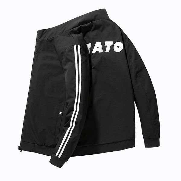 

2020 Fashion Men's Jacket Coat Autumn and Winter Clothes Korean Version Casual Frock Coat with Pockets Zipper for Youth Slim Style