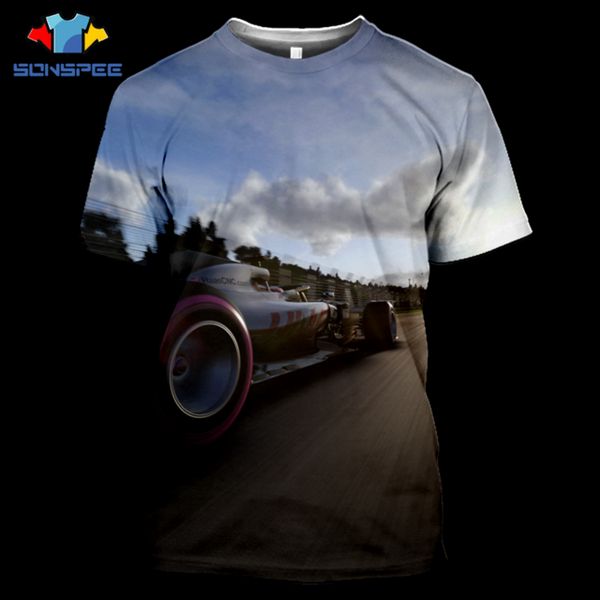 

f1 boys girls racing sportswear 3d print shirts hippie graphic humor men clothing