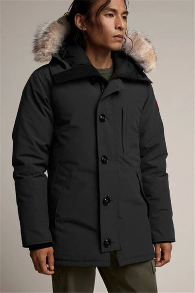 

2020ss brand men's winter fourrure down parka homme jassen chaquetas arctic parka navy black green red chateau hoodies dhl, Blue;black