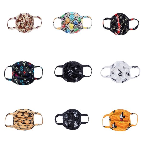 

all in stock dust proof breathable outdoor sun proof cartoon animal printing face mouth masks#185