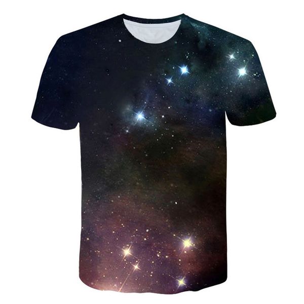 

new design men starry sky men 3d print shirts horror comics funny men clothing