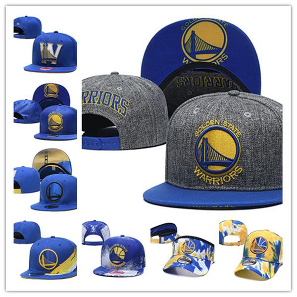 

mens womens curry durant warriors basketball snapback hats baseball football cap flat adjustable cap sports hat mix order 100%, Black