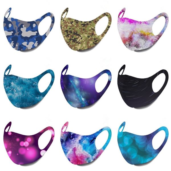 

face masks starry sky american election supplies dustproof print mask universal for men and women american flag mask#303#930