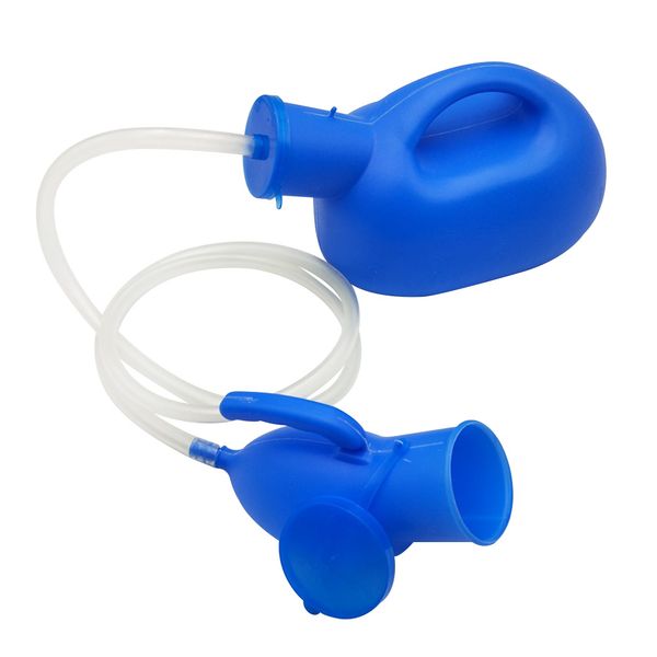 

2000ml hospital male set potty portable pee bottle with pipe for camping travel