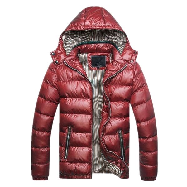 

2020 casual hooded winter jacket men solid warm mens cotton parka male fashion jacket and coat 4xl, Black