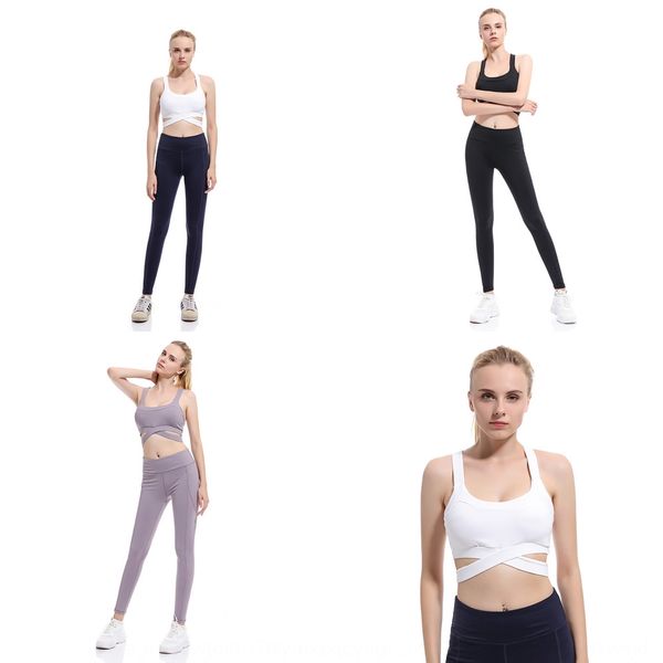 

fall/winter underwear pants new slim fit yoga suit for women fitness sports bra solid color running yoga pants for women cqntr