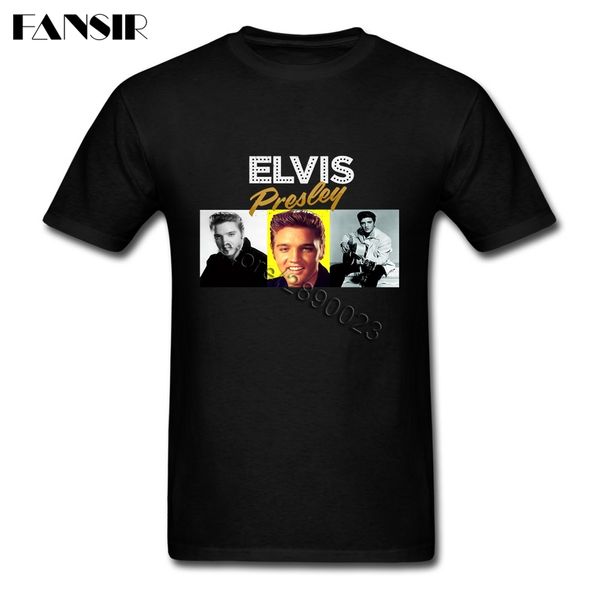 

printed shirts men boy custom cotton short sleeve elvis presley group clothing men tshirt