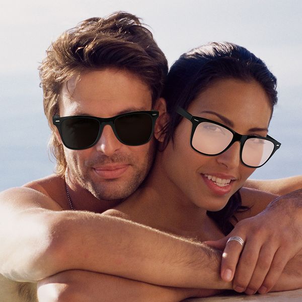 

fashion men women square sunglasses polarized sun glasses black driving glasses beach travel goggles luxury eyewear gafas 2020, White;black