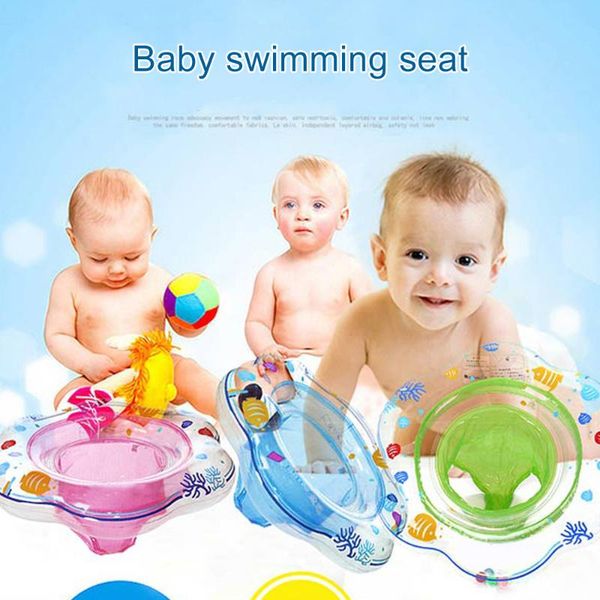 

safety inflatable infant kids swimming pool rings baby seat float swim ring water toys swim circle kids baby swimming learnning
