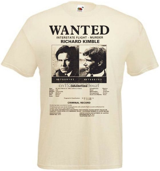

the fugitive v4 t-shirt natural poster all sizes s...5xl