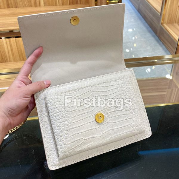 

fashion lady bags rs luxurys designers handbag shoulder women crossbody alligator bags luxurys bags purse messenger bag 22cm huss, Brown;gray