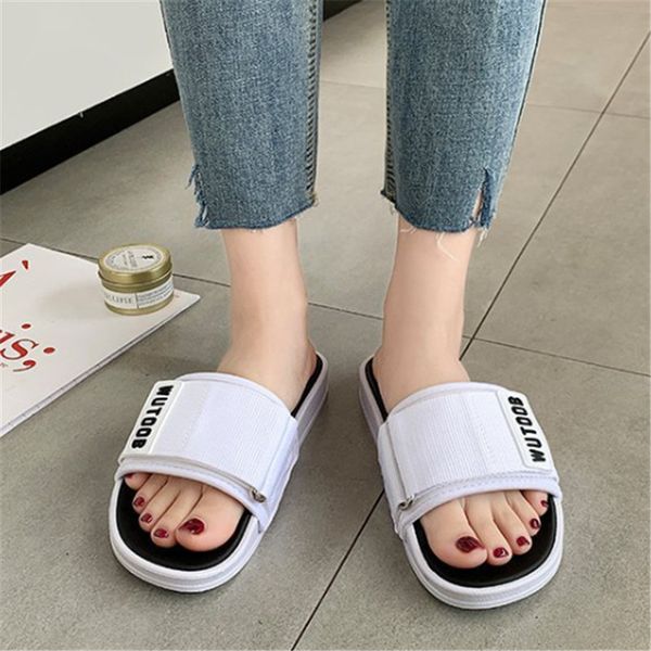 

sandals and slippers outer wear couples men and women 2020 summer new style roman thick bottom flip-flop beach sandals, Black