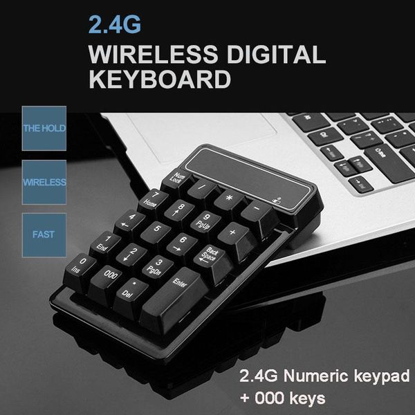 

cgjxs2 .4g wireless mini numeric keypad usb digital mechanical keyboard 19 keys ultra slim pad number for financial mac calculating lapp