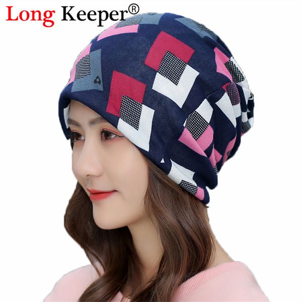 

winter hats for women men square lattice print skullies beanie casual warm cap bonnet femme polyester hat turban hats, Blue;gray
