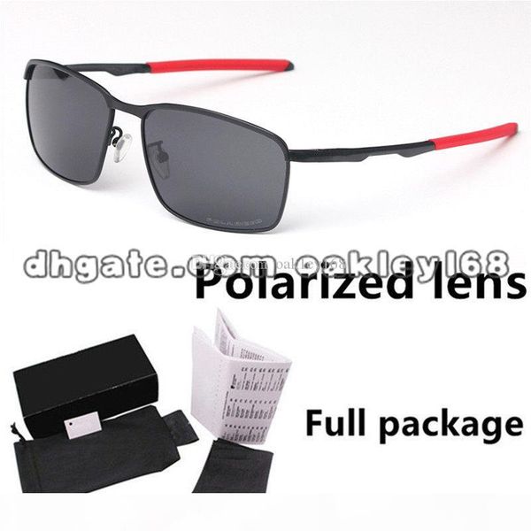 

15 colors full package mens sports metal polarized sunglasses men and women retro riding outdoor 4106 sunglasses, White;black