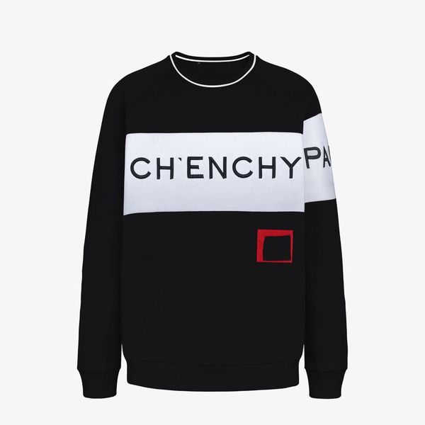 

2020 fashion hoodies men sweater pullover hoodie long sleeve caasual sweatshirt letter embroidery autumn winter mens clothing high quality, Black
