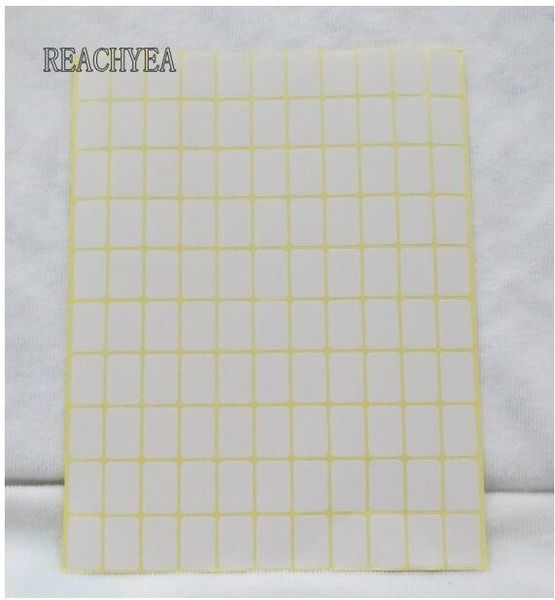 

4 sizes 9x13mm/25x50mm 15 sheets blank white writing paper sticker label sticky labels price stickers tags blank self adhesive