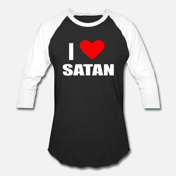 

i love сатане футболка мужчины хлопок дизайн плюс размер 3xl pattern симпатичные строительство летнего отдыха рубашка, White;black