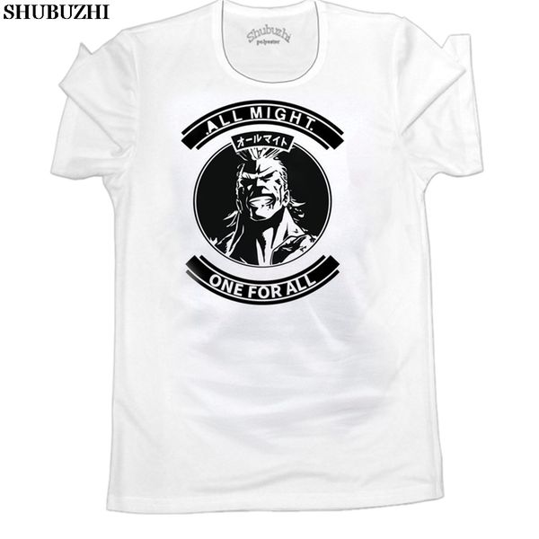 

cotton o-neck printed t-shirt all might my hero academia t-shirt