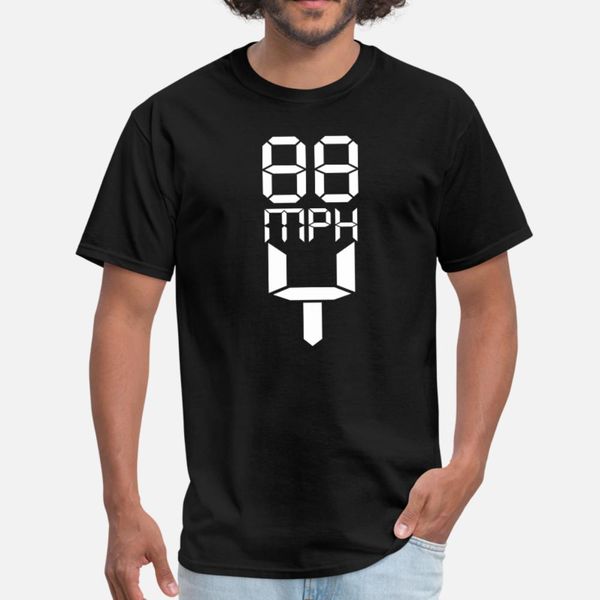 

back to the future 88 t shirt men designer 100% cotton round neck family graphic basic spring autumn vintage shirt