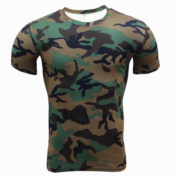 

dry workout clothes running basketball camouflage tshirts fitness sports mens tshirts designer outdoor absorb sweat quick, White;black