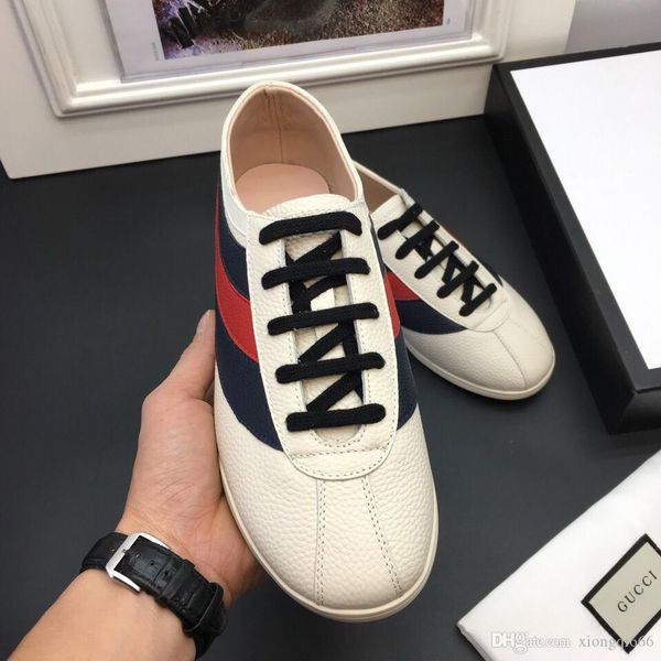

luxury designer men's fashion sneakers, comfortable and breathable, high-quality men's lace-up casual shoesad, Red;white