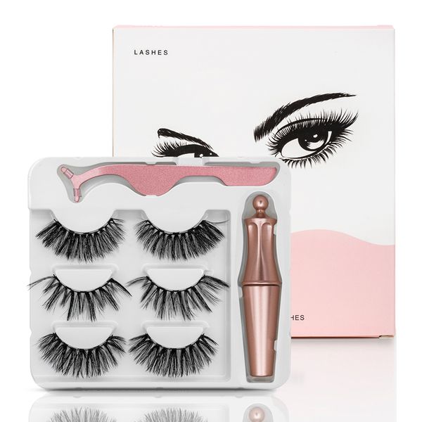 

false eyelashes 3 pairs of magnet set